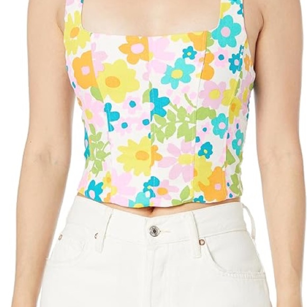 Show Me Your MuMu Colorful Floral Tank Top